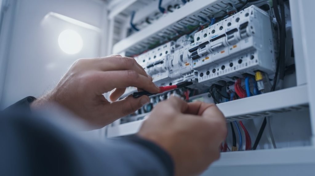 Preço de Eletricista: Teste em quadro de disjuntores, garantia de materiais de qualidade.