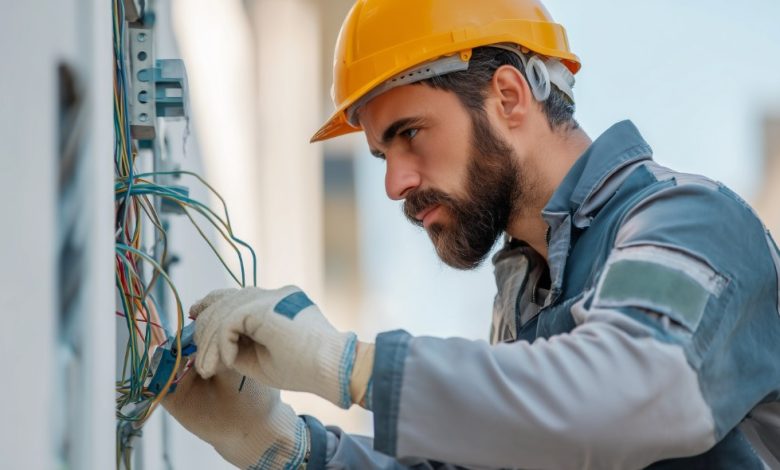 Preço de Eletricista: Profissional qualificado em serviço elétrico, priorizando a qualidade.