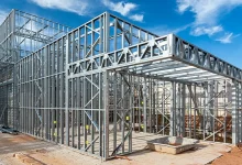 Estrutura de aço galvanizado, o esqueleto da Steel Frame.